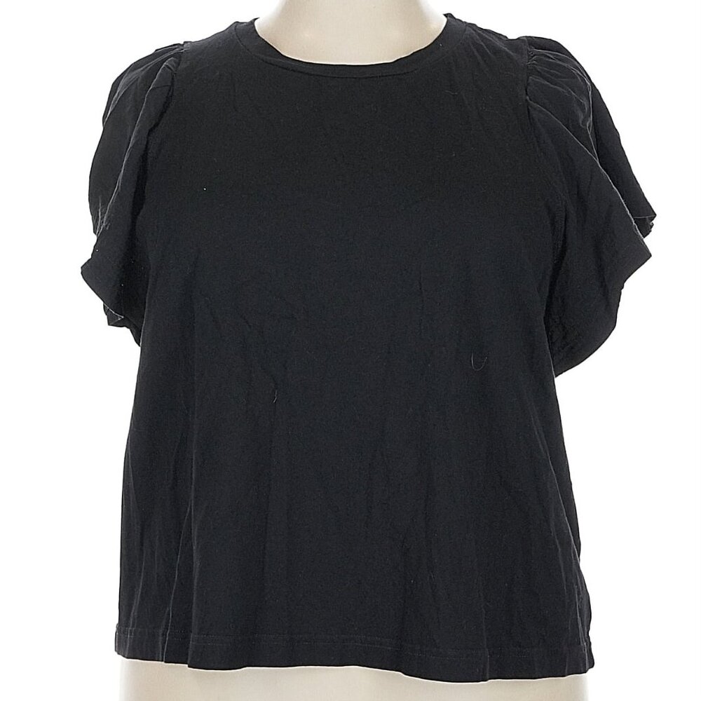 Old Navy Flowy Flutter Sleeve Cotton Top boho whimsigoth hippie